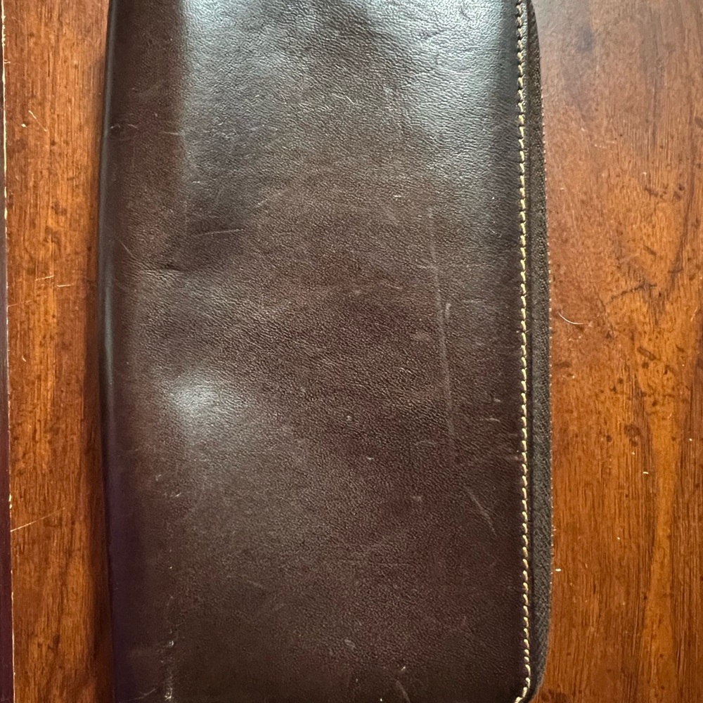 Large Double Zip Organizer Wallet - Picture 3 of 5